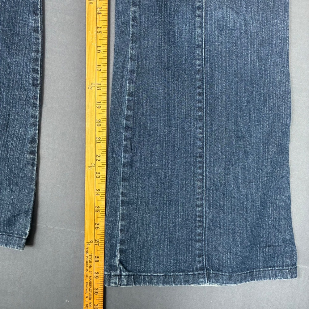 Y2K Arden B Sailor Style Button Low Rise Flare Jeans Women's Size 0 (26x29) - Picture 7 of 8